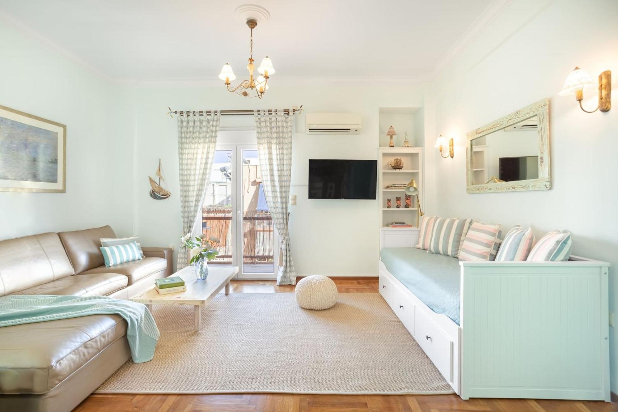 Appartement Bright, Calming Retreat With A Balcony Near Metro! à Athènes Extérieur photo